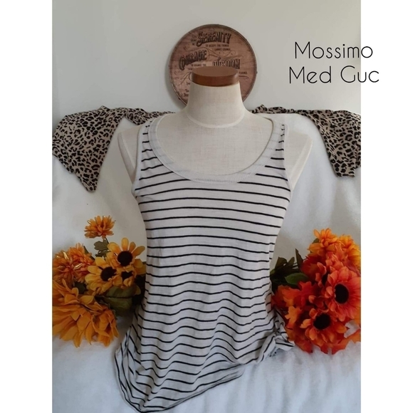 Mossimo Medium Striped Boho Tank - Picture 1 of 1